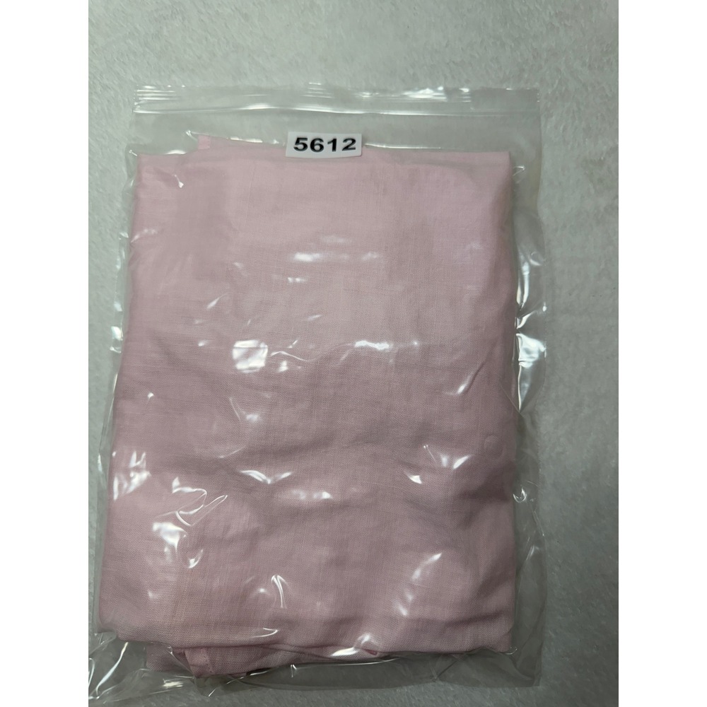 August Silk Womens M Pink 100% Linen Tunic Blouse Long Sleeve Roll Tab Pockets - Picture 7 of 7